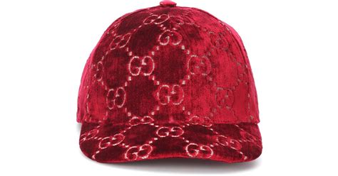 gucci red velvet hat|what are Gucci hats.